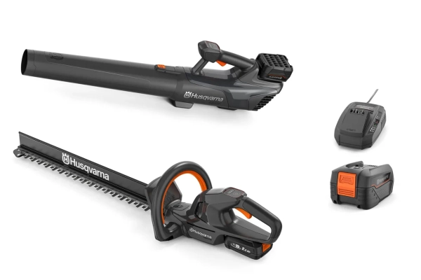 Aspireu2122 Hedge Trimmer + Leaf Blower Bundle With Battery and Charger