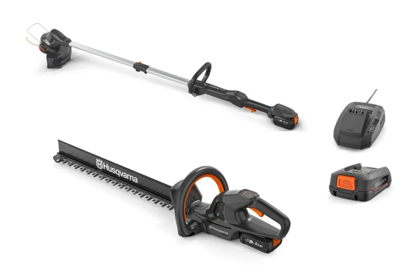 Aspireu2122 Grass Trimmer + Hedge Trimmer Bundle With Battery and Charger
