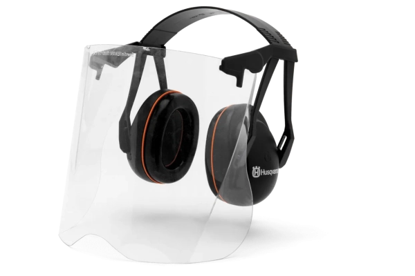 Garden Earmuff with Perspex Visor