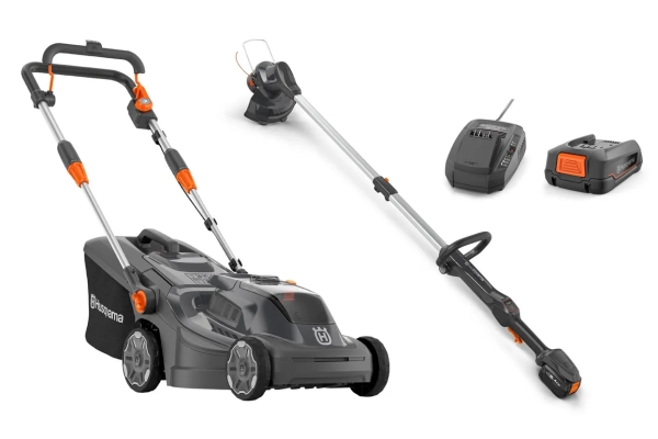 Aspireu2122 Lawn Mower and Grass Trimmer Bundle with Battery and Charger